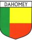 Dahomey Flag Crest Decal Sticker