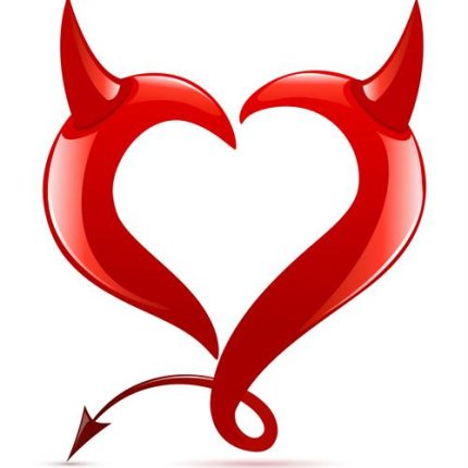 Devil Heart Color Decal