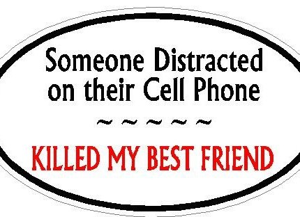 DISTRACTED DRIVER OVAL - Best Friend