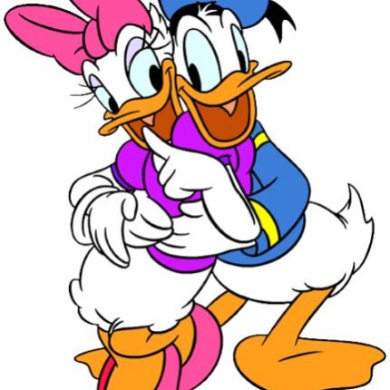 Donald-Duck-Hug-Daisy-Duck sticker