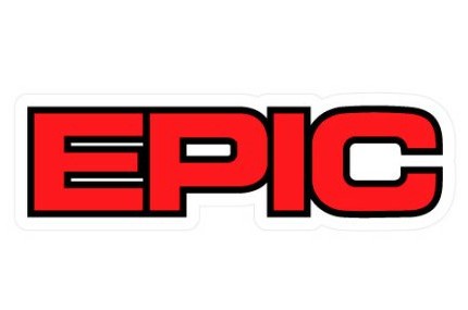 Epic funny color auto sticker