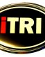 ITRI BLACK Oval 3D Chrome Running Emblem