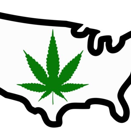 legalize weed USA Sticker