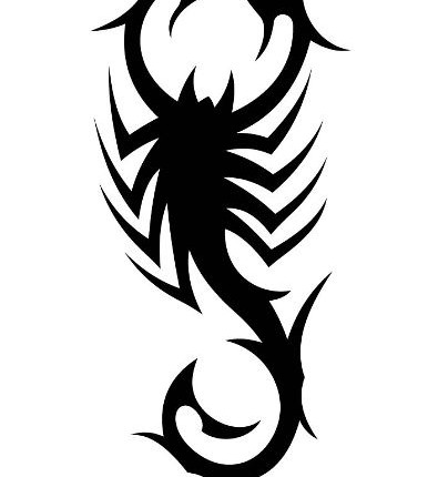 Scorpian Tribal Vinyl Decal