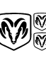 Dodge ram decal