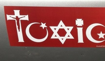 bumper toxic sticker