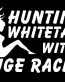 hunting whiteail with huge racks die cut decal