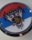 Serbia ROUND 3D Chrome Car Emblem