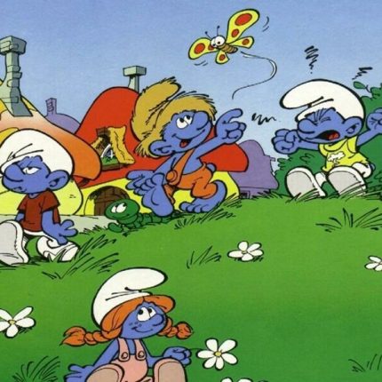 Smurf Wallpaper Sticker 6