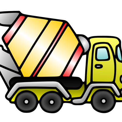 CONCRETE TRUCK STICKER 1