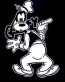 Goofy Tagging Decal Sticker