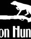 COON HUNTER DOG ON RIFEL DECAL