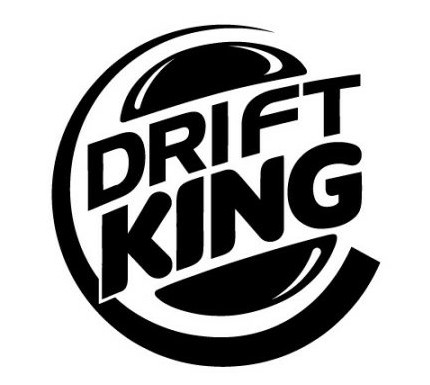 Drift king 6 funny auto decal