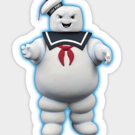 Ghostbusters Slay Puft Marshmallow Man Color Funny Cartoon Sticker