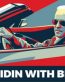 Im ridin with BIDEN color sticker