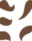 Mustache Sticker Set Combo 2