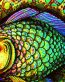 psychedelic animals car window or wall decal 6