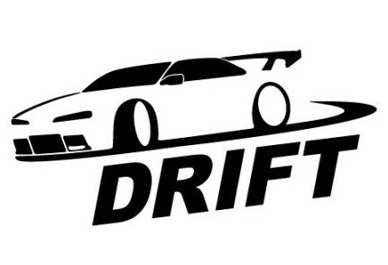 Car Drift funny auto decal