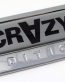 crazy special edition adhesive chrome emblem