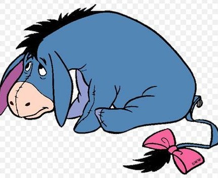 eeyore color sticker 3