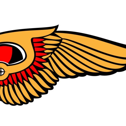 Hells angels  LEFT funny color auto sticker