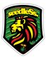 rasta lion seedless logo sticker