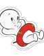3287 - C GHOST the Friendly Ghost Decal