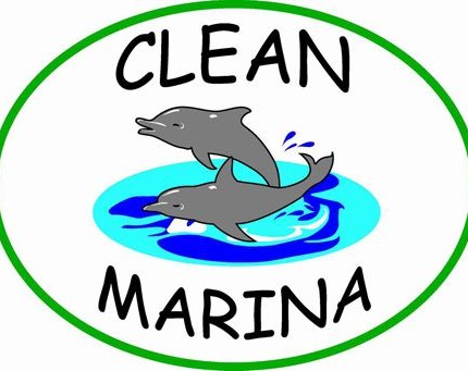 Clean Marina Logo Sticker 3