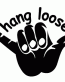 hawaiian sticker hang loose