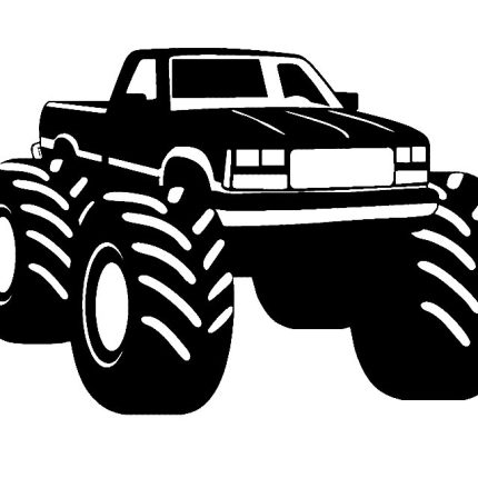 monster truck sticker