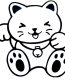 new lucky cat sitting