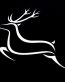 running-deer-car-decal
