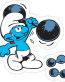 Hefty Smurf Decal