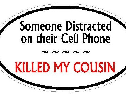 DISTRACTED DRIVER OVAL - Cousin