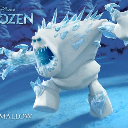 frozen marshmallow frozen sticker