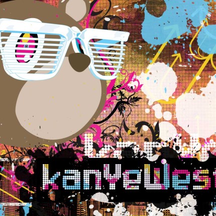 Kanye West Color Band Sticker