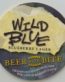 Wild Blue Bluebarry Lager Coaster Sticker