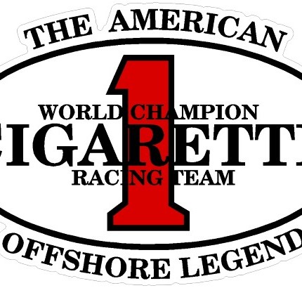 Cigarette Racing Decal Sticker 3