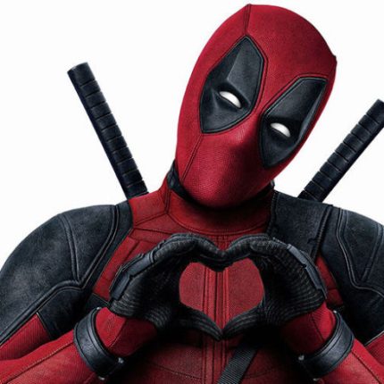 deadpool heart sticker