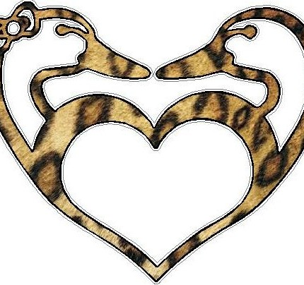 Duck Hunting LOVE Sticker 2 FILLS Skin Leopard