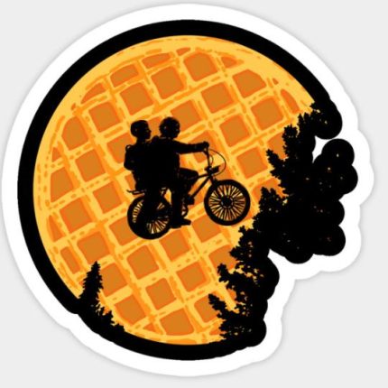 STRANGER THINGS 11 WAFFLE STICKER