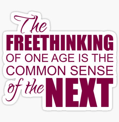 free thinking next generation sticker