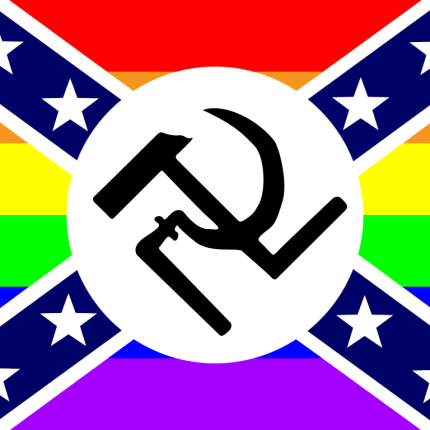 GAY REBEL RUSSIAN NAZI STICKER