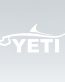 Hunting Fish Yeti Diecut Decal 01