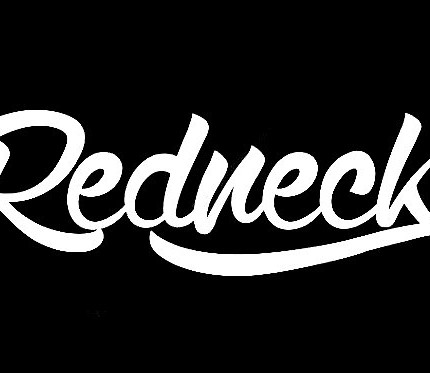 redneck script die cut decal 3