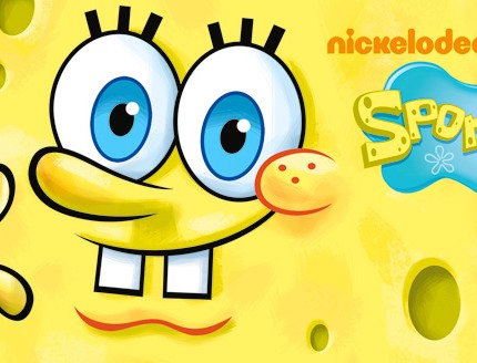 SpongeBob logo wallpaper sticker