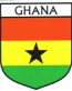 Ghana Flag Crest Decal Sticker
