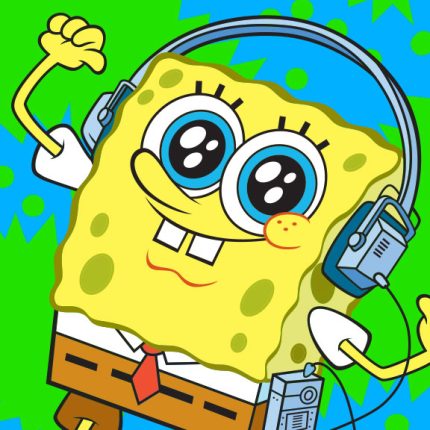 spongebob squarepants music pogo spongemix sticker