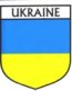 Ukraine Flag Crest Decal Sticker