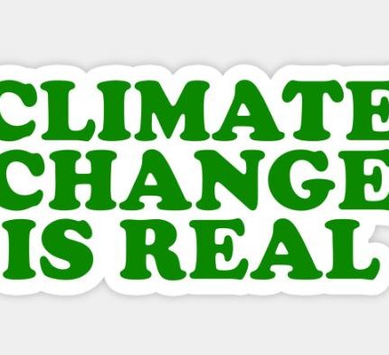 climate change is real Sticker